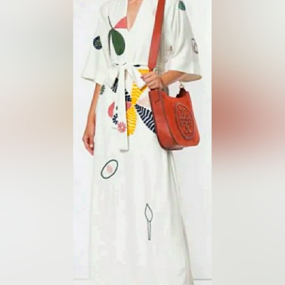 Tory Burch embroidered Caftan. NWOT Size XL